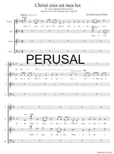 Christi crux est me lux SATB-JDP082817CCEML perusal