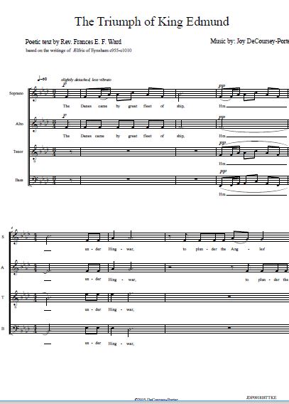 The Triumph of King Edmund JDP091818TTKE perusal